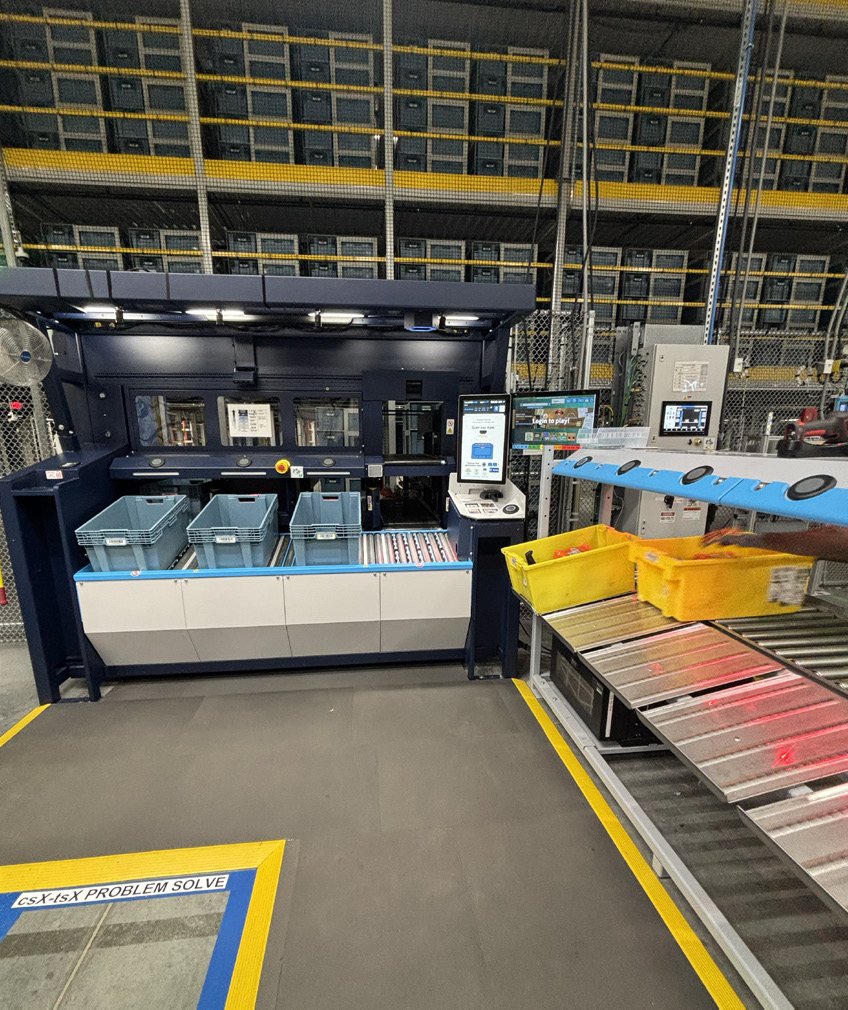 Inside a fulfillment center