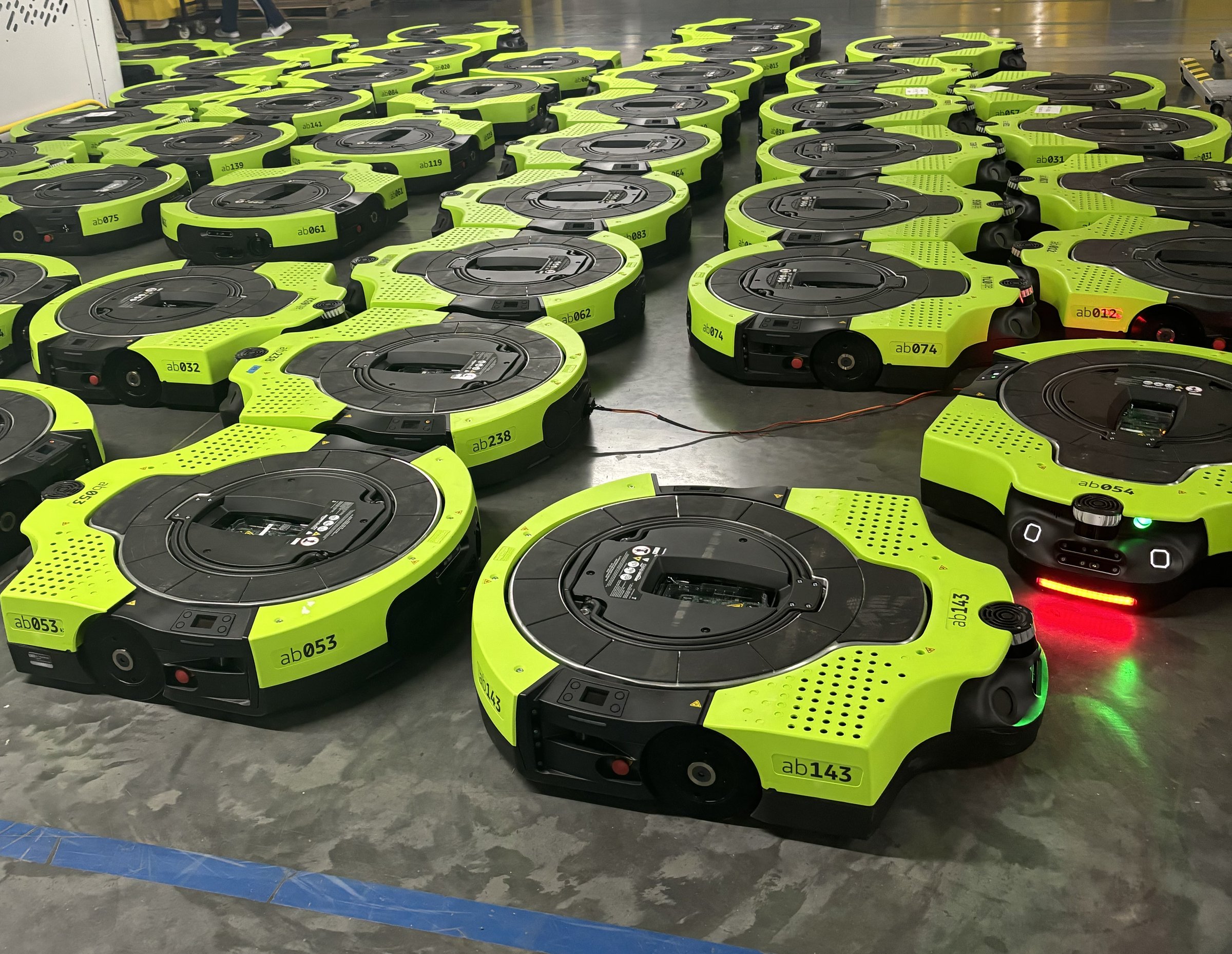 A fleet of Proteus autonomous drive units